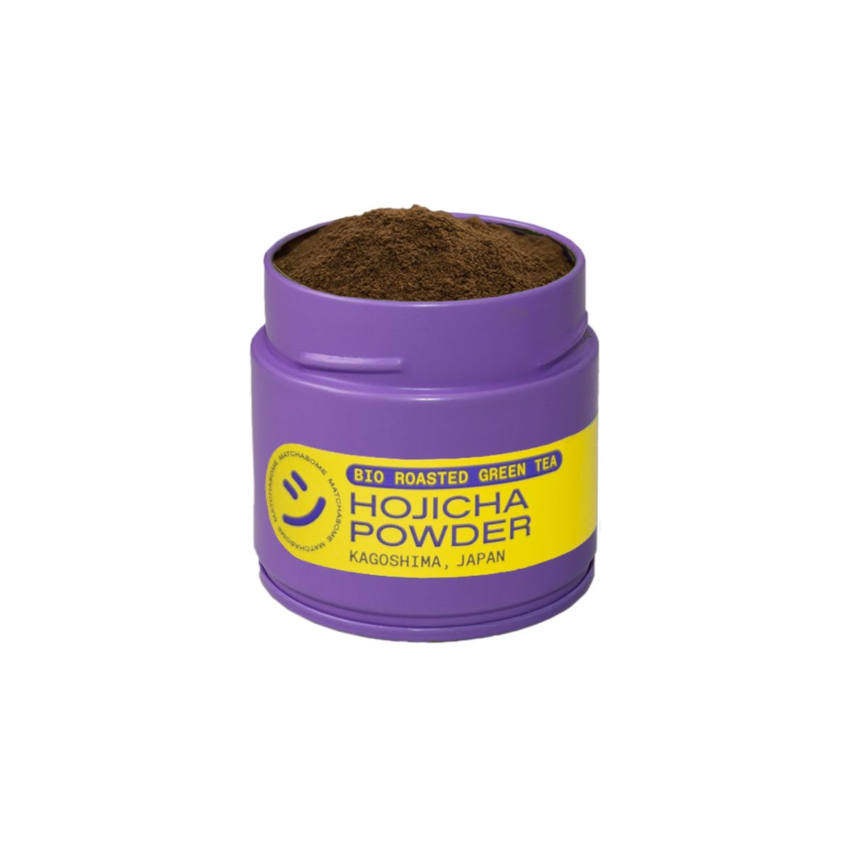 Der Matchasome Bio Hojicha Pulver Tee in der 30g Dose für Hojicha Latte