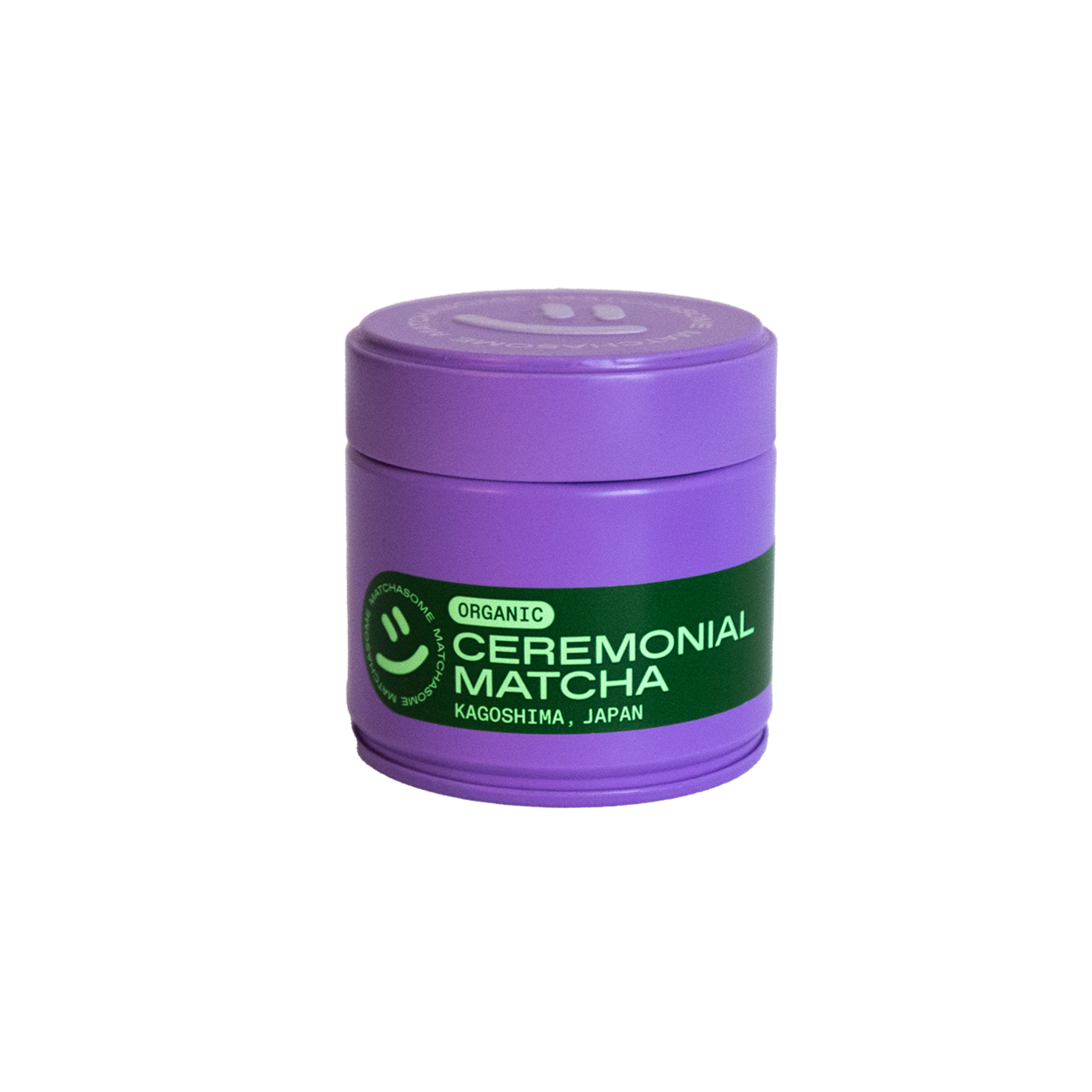 Der Matchasome Ceremonial Grade Barista Bio Matcha Tee in der 30g Dose für Matcha Latte