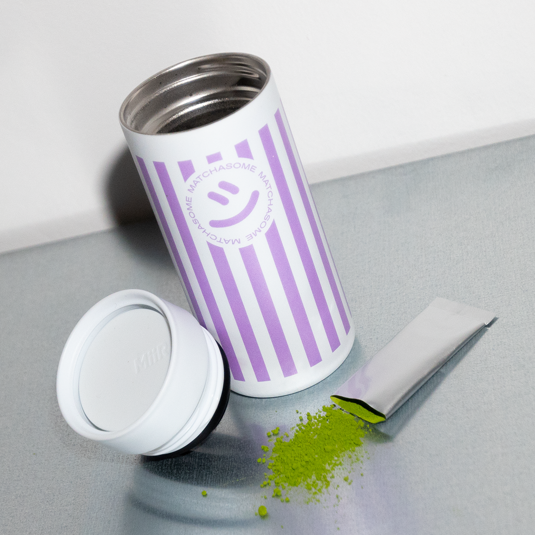 Miir 360 Travel Tumbler Purple Stripes