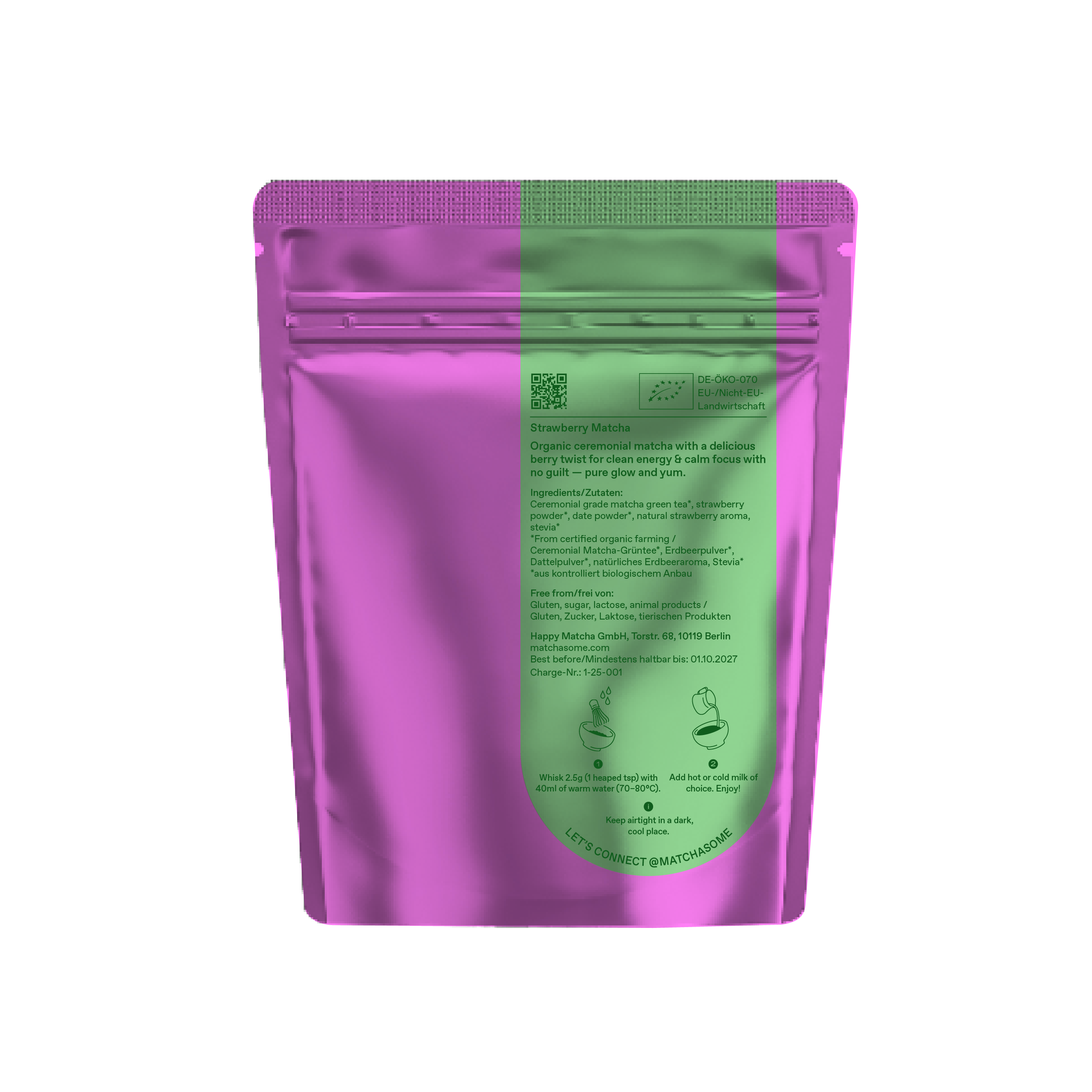Strawberry matcha