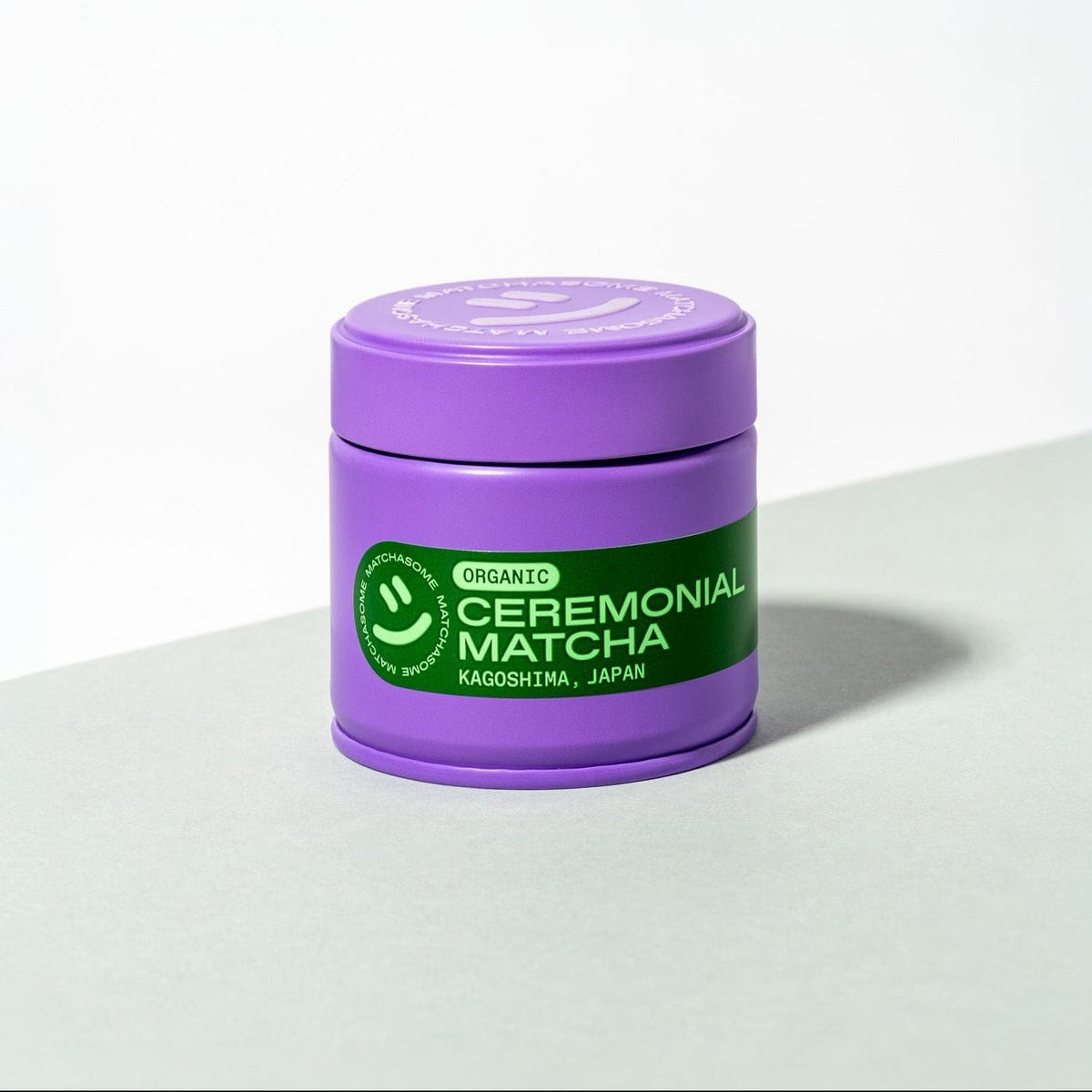 Der Matchasome Ceremonial Grade Bio Matcha Tee in der 30g Dose für Matcha Latte