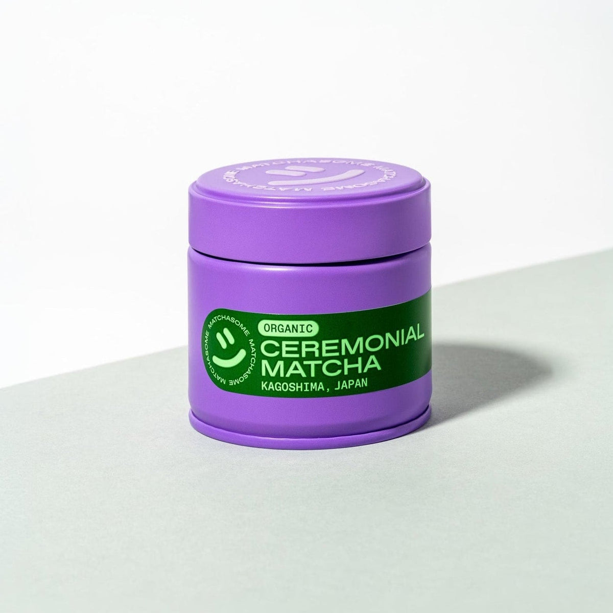 Der Matchasome Ceremonial Grade Bio Matcha Tee in der 30g Dose für Matcha Latte
