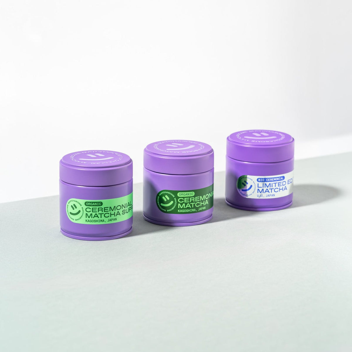 Matchasome bio matcha 3er set Uji, Kagoshima Matcha