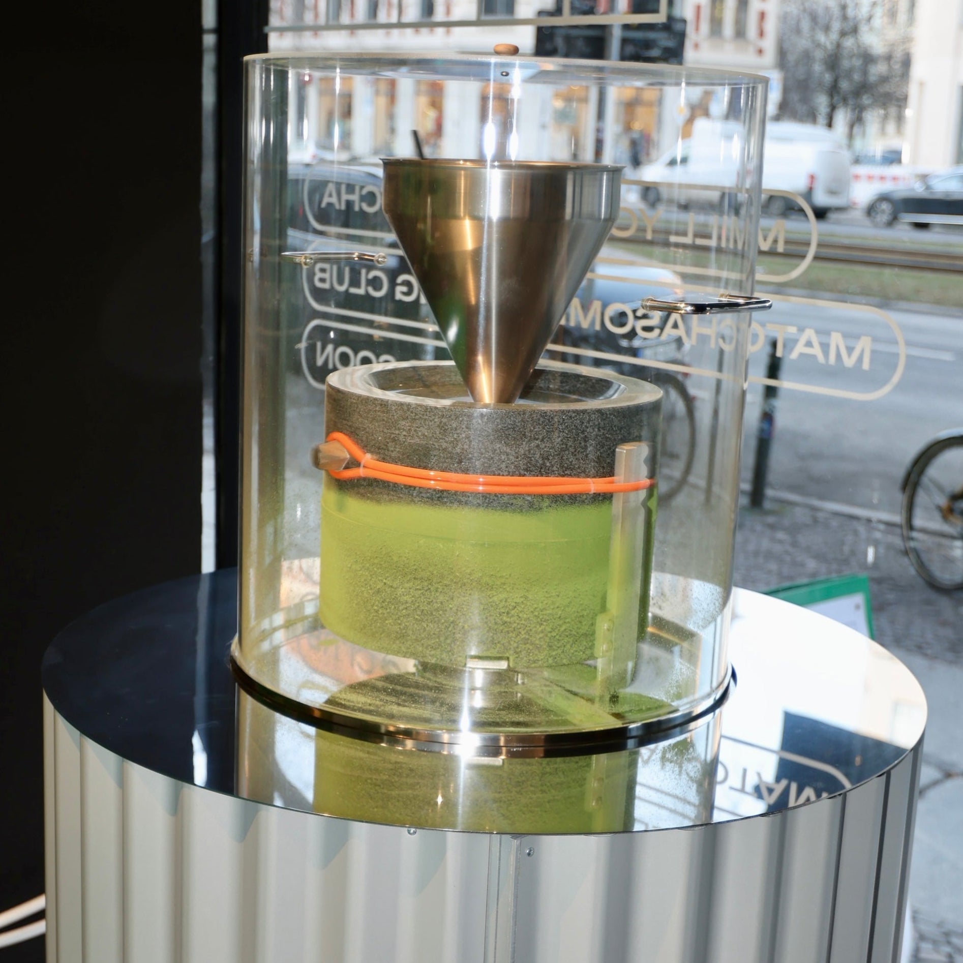 Freshly milled matcha