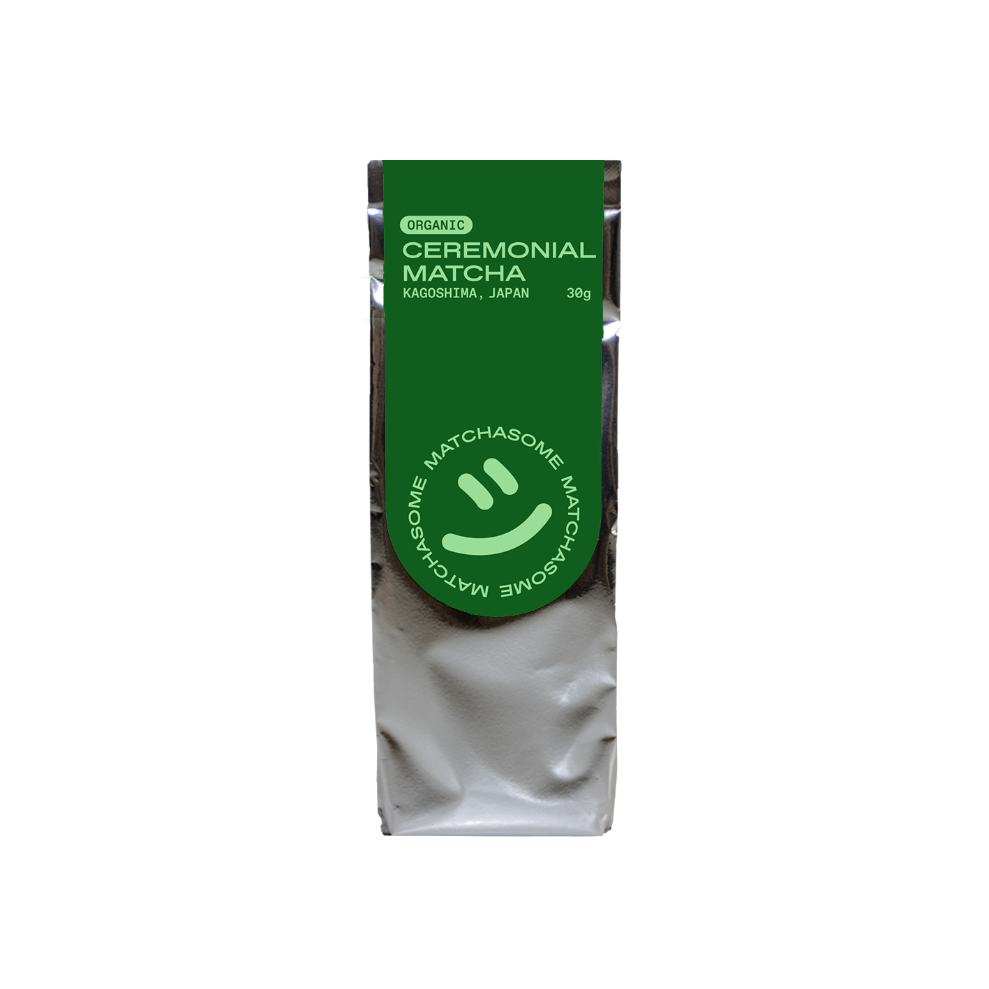 Unser Matchasome Ceremonial Grade Bio Matcha Tee im Nachfüllpack 30g