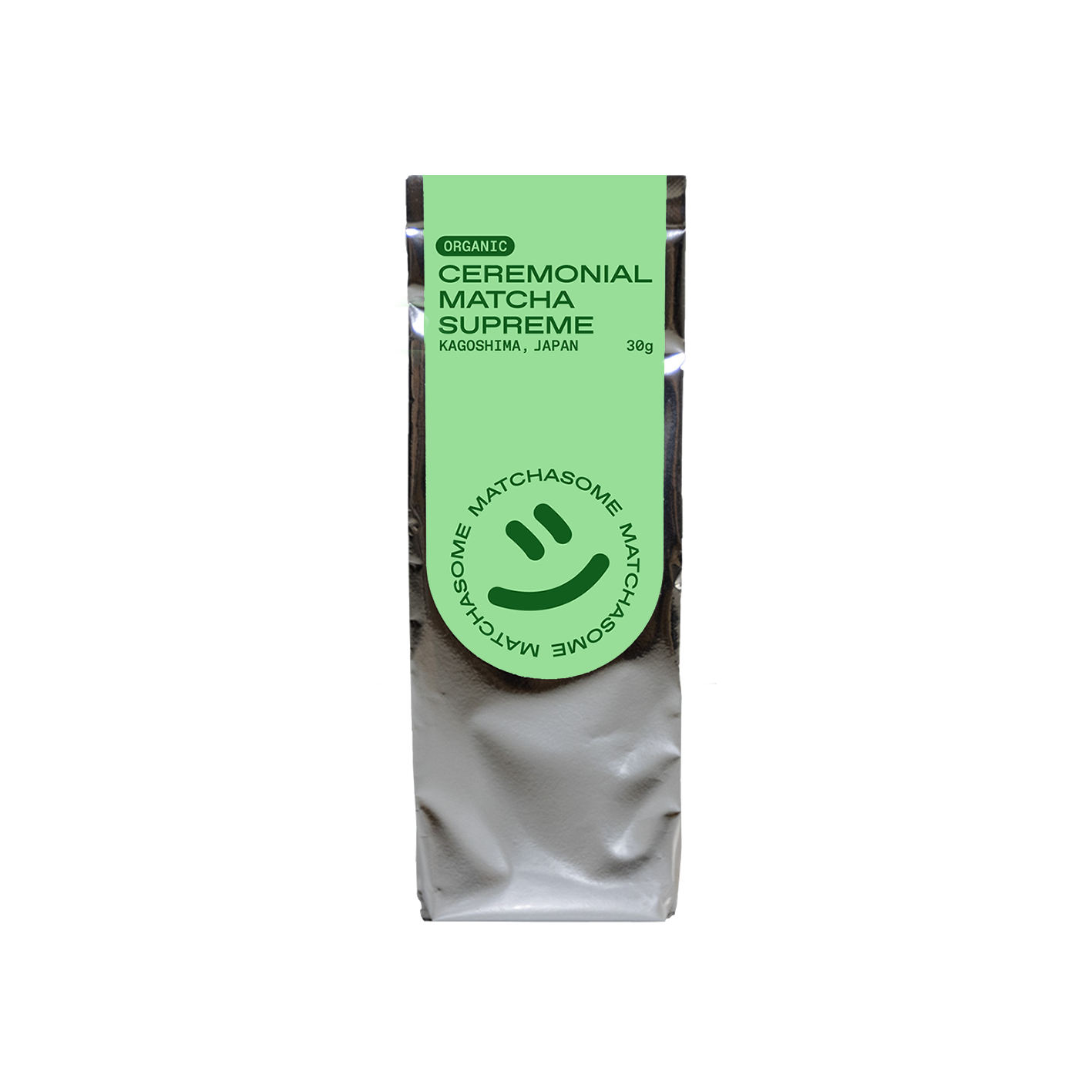 Unser Matchasome Ceremonial Grade Bio Supreme Matcha Tee im Nachfüllpack 30g