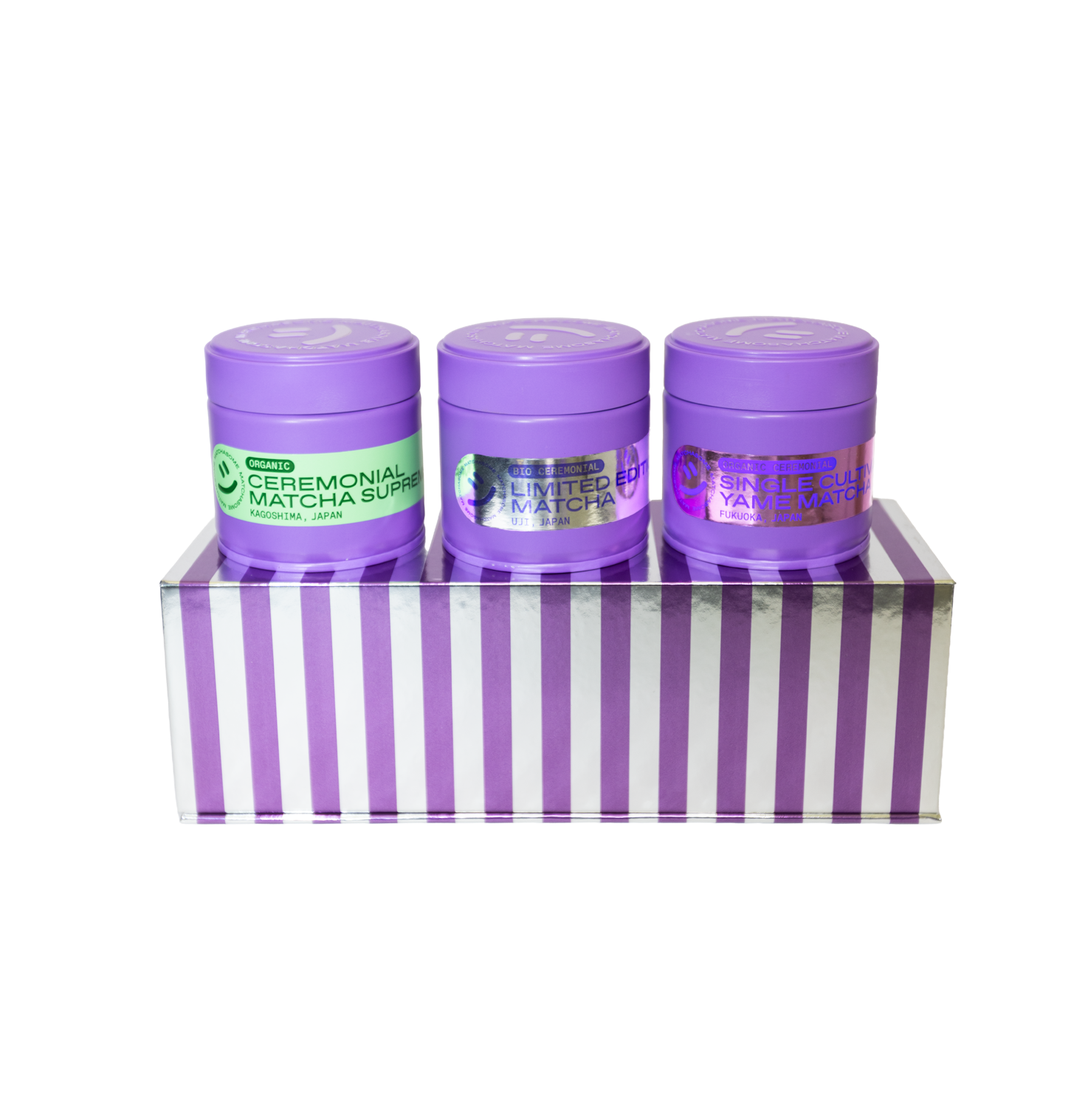 Matchasome bio matcha 3er set Yame, Uji, Kagoshima