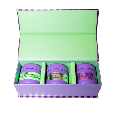Matchasome bio matcha 3er set Yame, Uji, Kagoshima