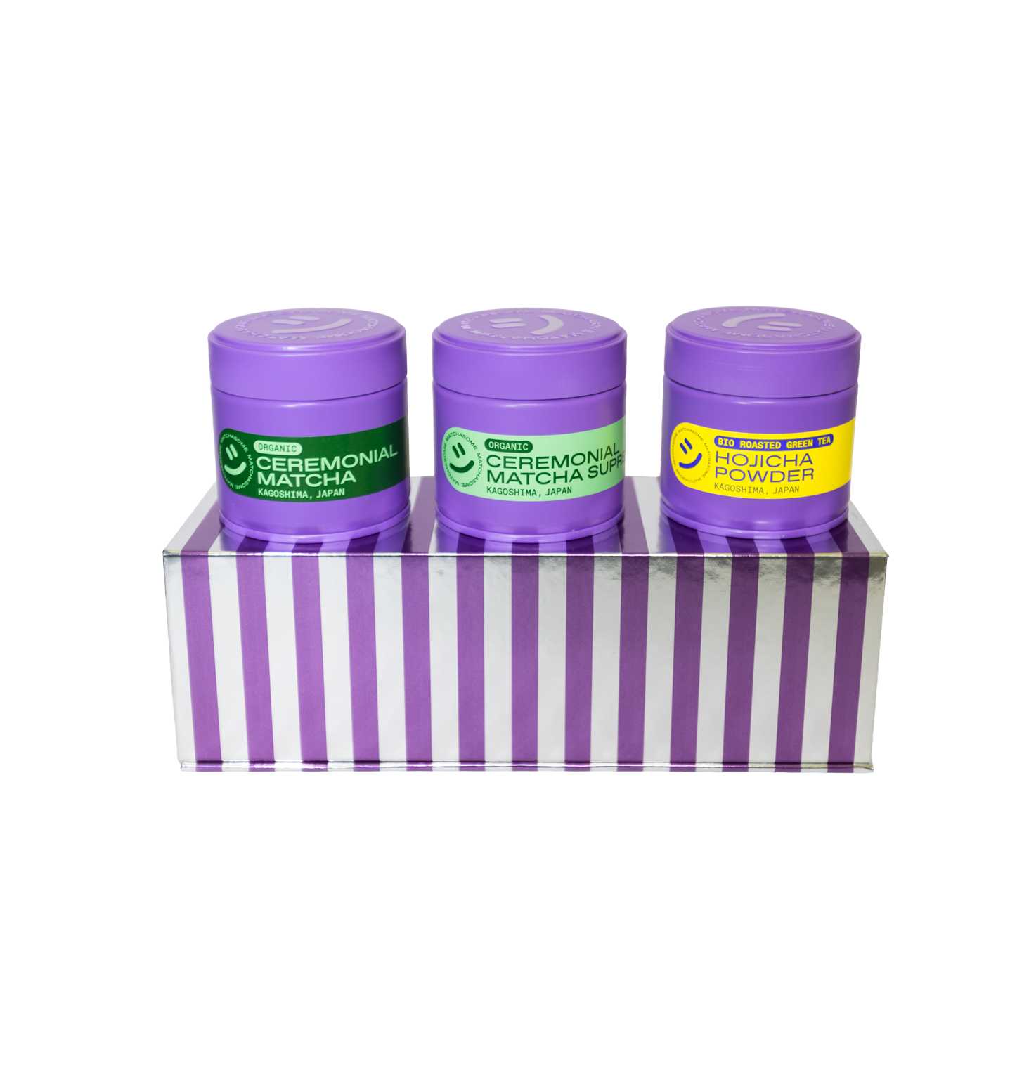 Matchasome bio matcha 3er set Kagoshima, Shizuoka, hojicha