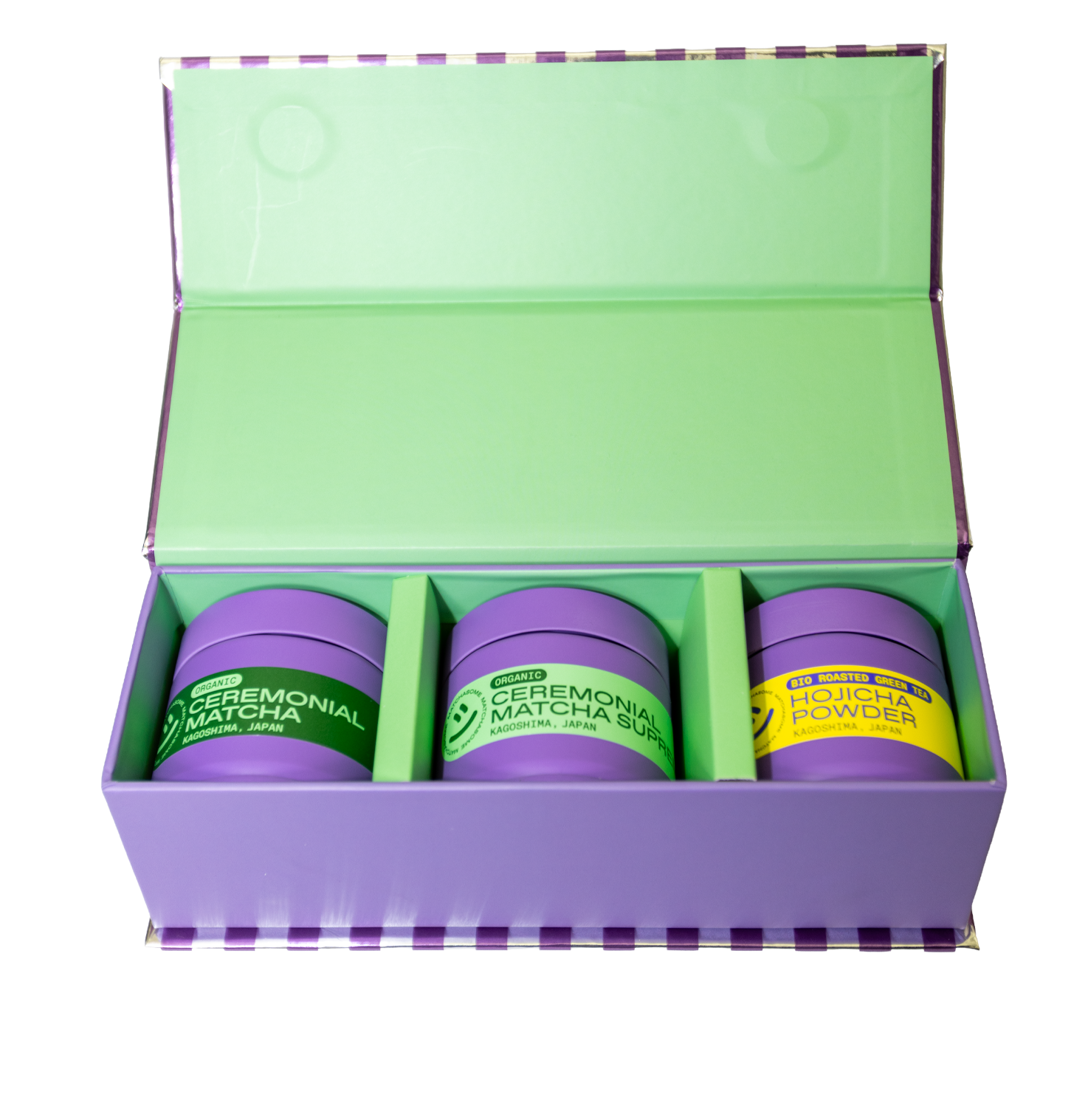 Matchasome bio matcha 3er set Kagoshima, Shizuoka, hojicha