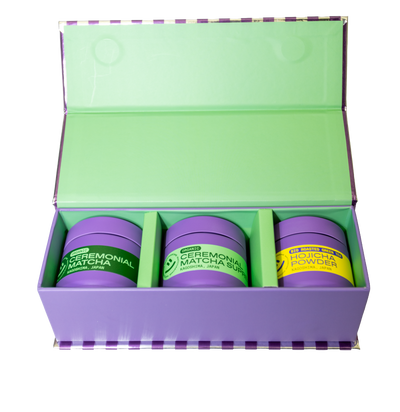 Matchasome bio matcha 3er set Kagoshima, Shizuoka, hojicha