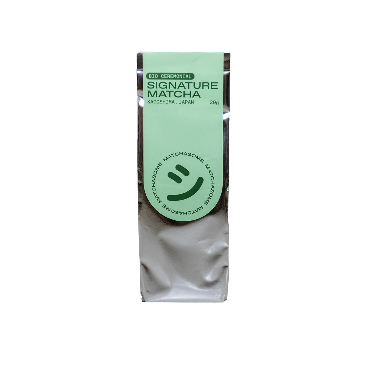 Unser Matchasome Ceremonial Grade Bio Signature Matcha Tee im Nachfüllpack 30g