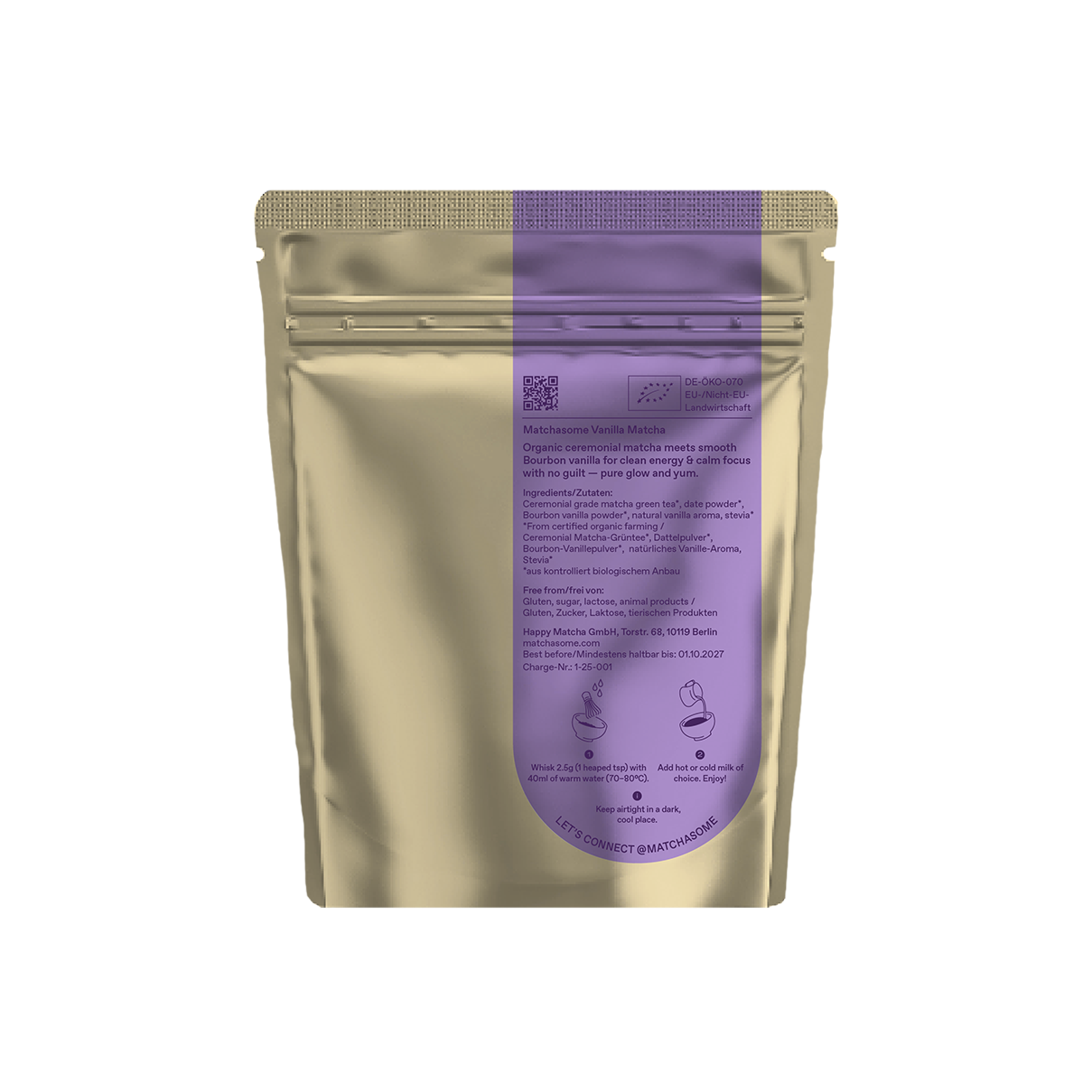 Bio Matchasome Vanille Matcha 40g