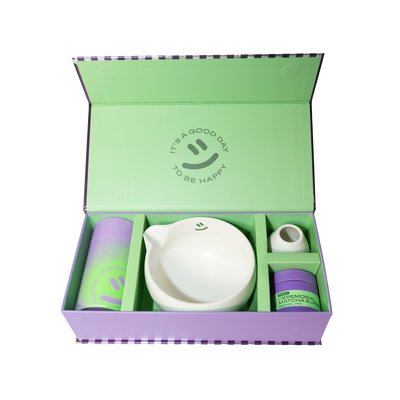 Christmas matcha gift set Weihnachts-Matcha-Geschenkset chrome box