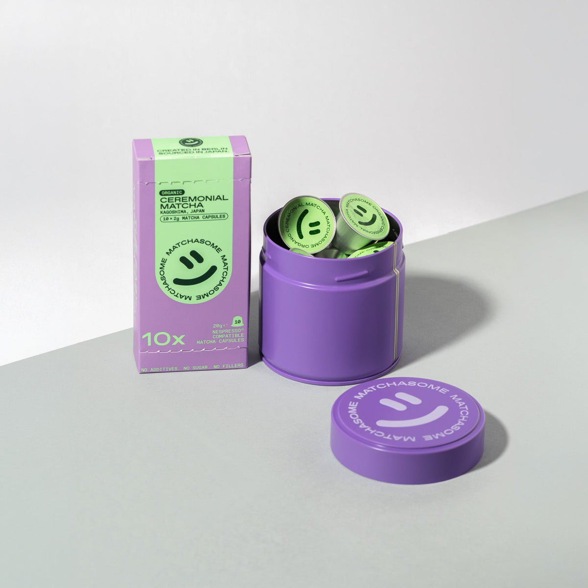 Nespresso compatible matcha capsules 2g matcha