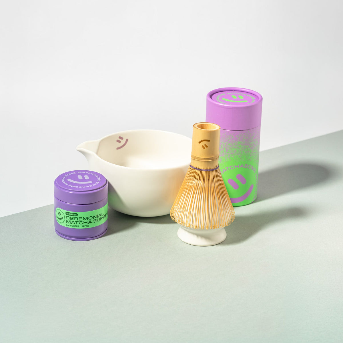 Matchasome Matcha Gift Set, Purple Lila.