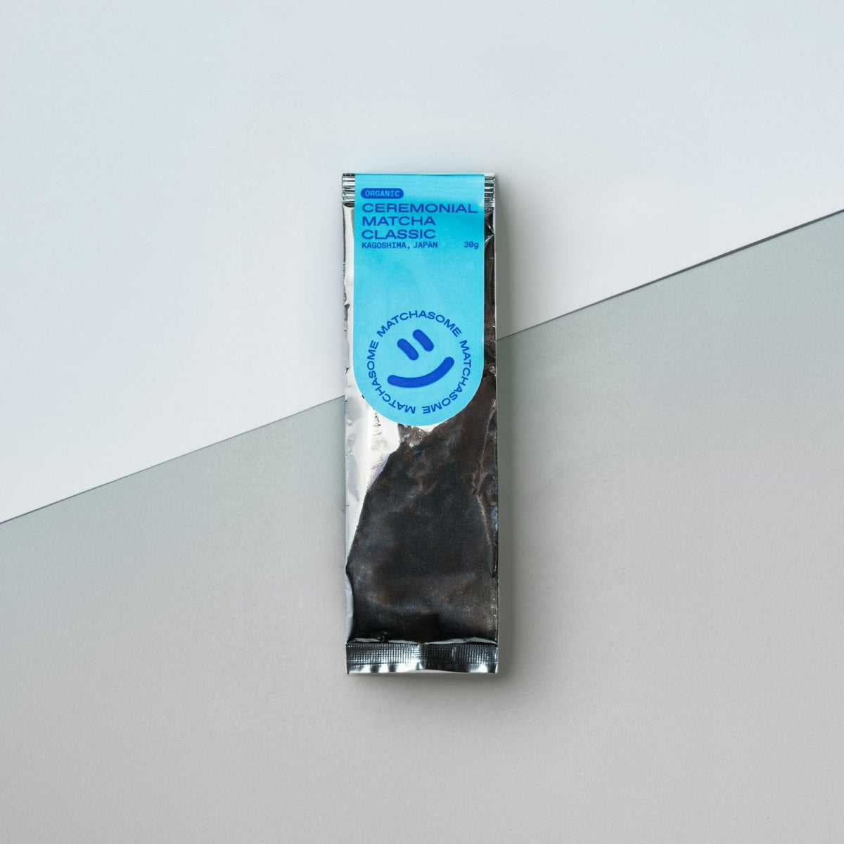 Unser Matchasome Ceremonial Grade Bio Matcha Classic Tee im Nachfüllpack 30g