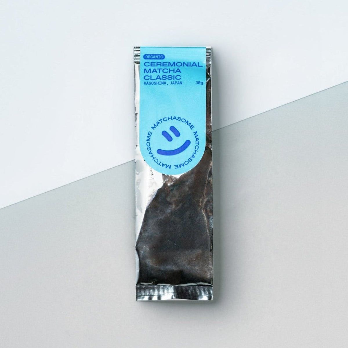 Unser Matchasome Ceremonial Grade Bio Matcha Classic Tee im Nachfüllpack 30g
