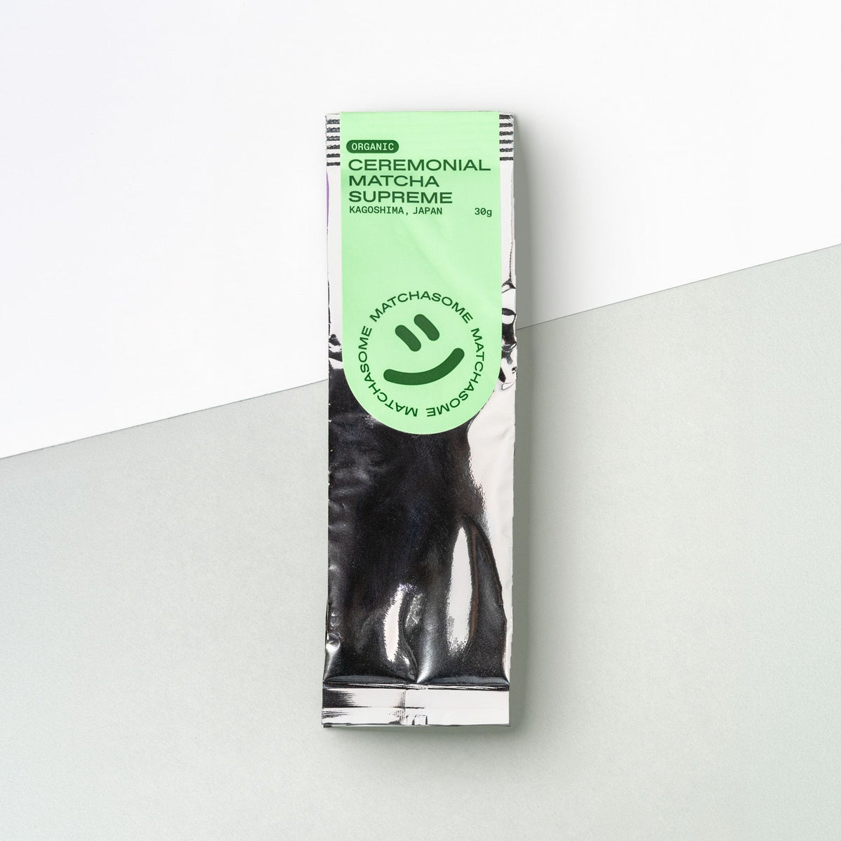 Unser Matchasome Ceremonial Grade Bio Supreme Matcha Tee im Nachfüllpack 