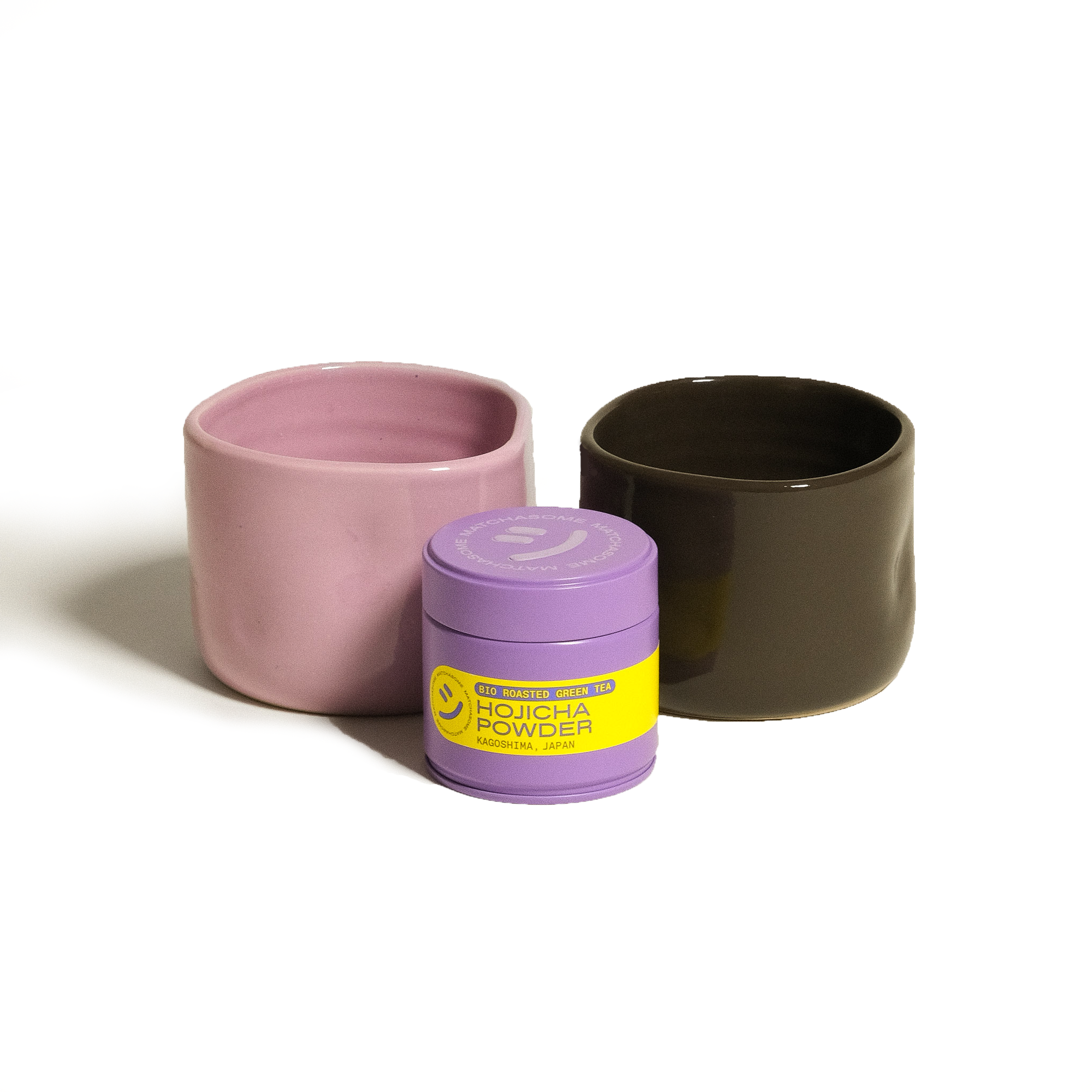 Matchasome x Viola Beuscher X Asphaltgold hojicha set